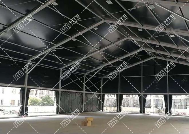 烨体育篷房给你稳稳的课堂体验新利娱乐大雨、强风也不怕华